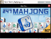 Tablet Screenshot of newyearsmahjong.com